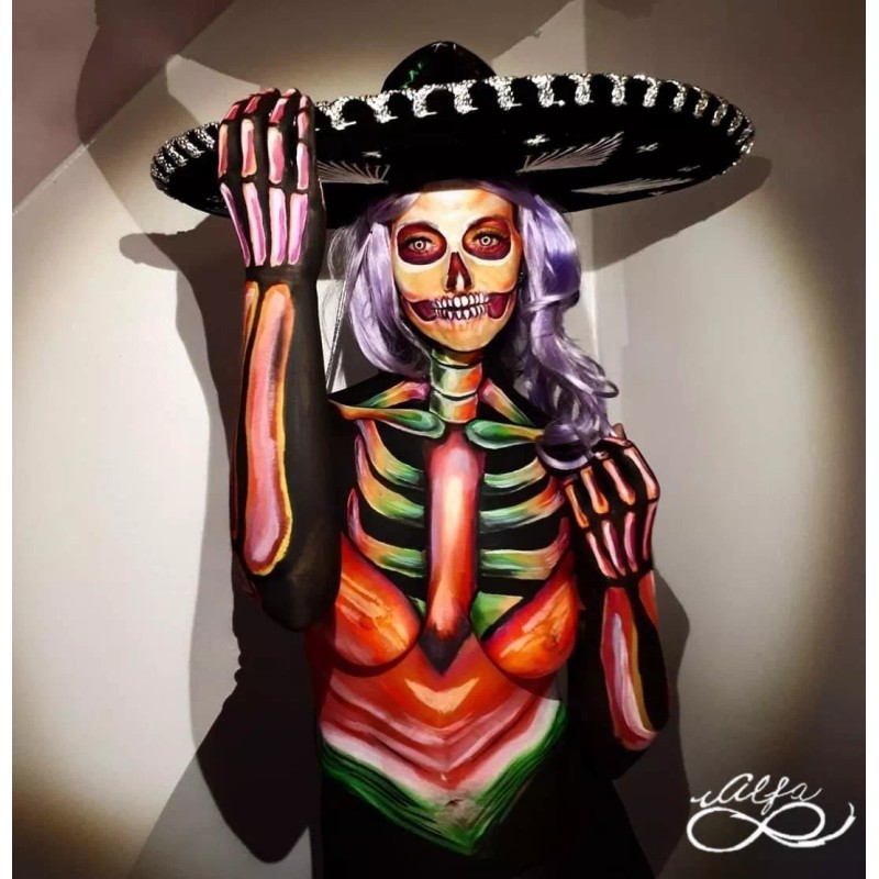 Alfa Bodypaint Profesional /caracterización/pintacaritas /pintura