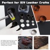 ZAPSIFOU 9 Pieces Leather Circle Cutter Tool Set, Hole Punch
