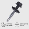 (Pack of 30) Metal Roofing Bolts, 4.8 x 25 mm