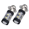 YCY 2Pcs 6000K White H6M LED Headlights For Yamaha YFZ450R