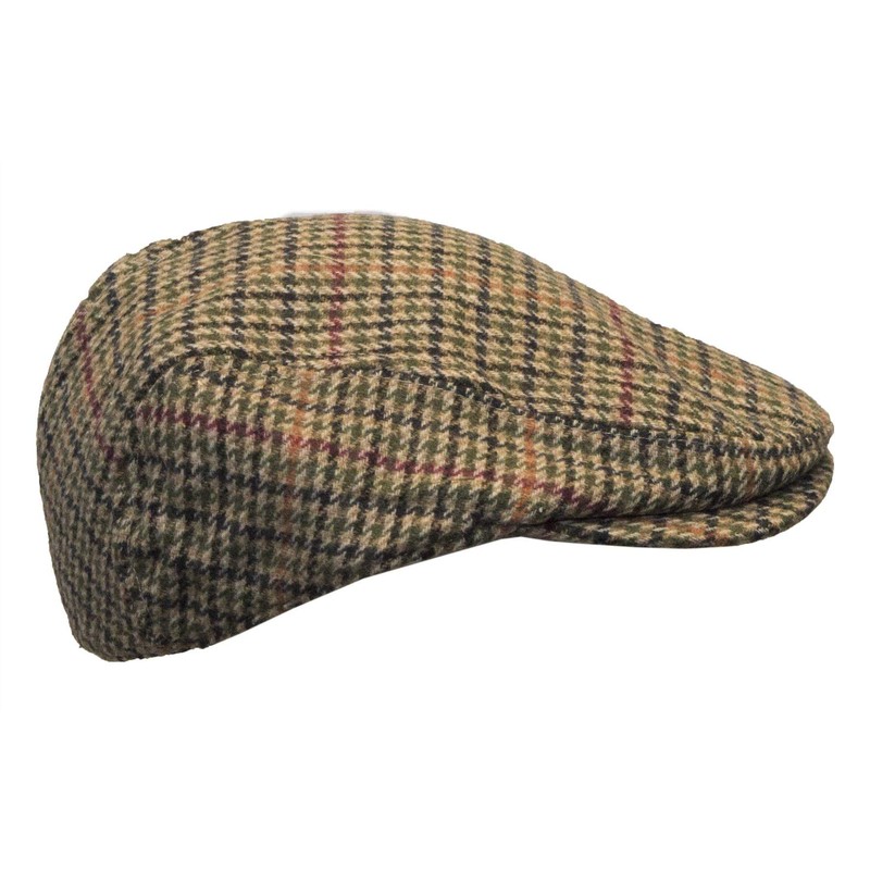 WALKER AND HAWKES - Wool Blend Braxton Flat Cap -