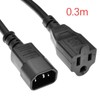 Toptekits C14 to 5-15R Power Cord, IEC320 C14 to NEMA