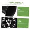 KONTONTY 4 Inch Tall Orchid Flower Pots Plastic Planting Cups