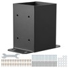VEVOR 4x4 Post Base 4 Pcs, Inner Size 3.6"x3.6" Post