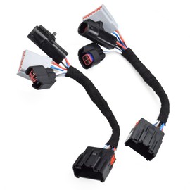 2 Pcs Tow Mirrors Adapter for Ford F250 F350 F450 F550 Super Duty Truck 1999-2007 Mirrors Conversion Harness Wiring Connector