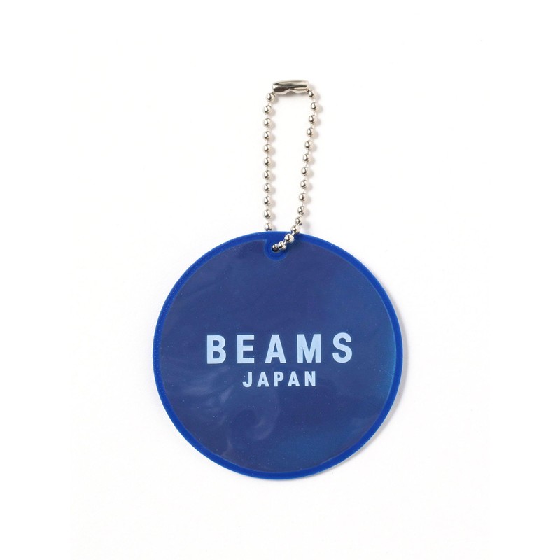 Beams Japan BJ Logo Reflector Small Item, Blue Free, Iron