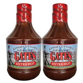 Gates Extra Hot Barbecue Sauce 40oz - 2 Pack