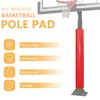 MegaGreen Red Heavy Duty Basketball Pole Pads, Fits 3" x
