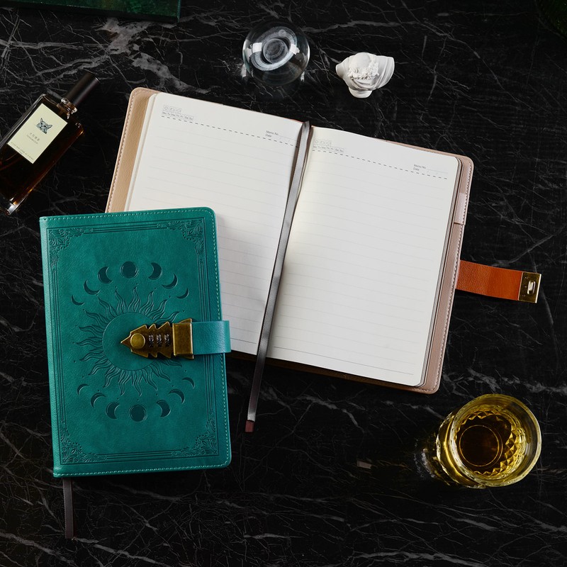 Lock Diary with Pen, Secret Diary with Lock, A5 Ruled