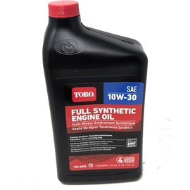 Toro Full Synthetic SAE 10W-30 4-Cycle Engine Oil 32 Ounce Bottle 138-6053