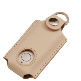 LIXIL LIXIL Remote Control Key Case Z-221-DVBA Key Case, Touch Key, Door Key, Entryway, Smart Key, Genuine Leather, Leather Case, Keychain, Made in Japan (Natural D-Ring)