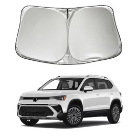 XHRING Windshield Sun Shade Sunshade Compatible with Volkswagen Taos 2025 2024 2023 2022 2021 Accessories Car Front Window Sun Shield Cover