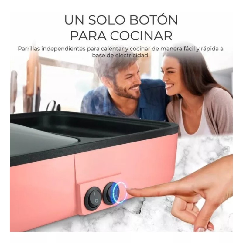 EG Cocina Eléctrica Tipo Parrilla Doble Modulo Para Hogar