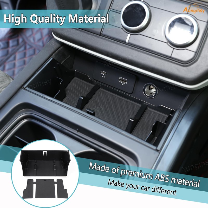 Aunginsy Center Console Organizer Tray Compatible with Land Rover Defender