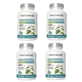 VitaCosmoX VitaCosmo Trans Resveratrol 600mg, 4, 120 tablets / VitaCosmoX 비타코스모 트랜스 레스베라트롤 600mg, 4개, 120정