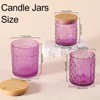 DARJEN 12 Pack Purple Candle Jars for Making Candles- 3