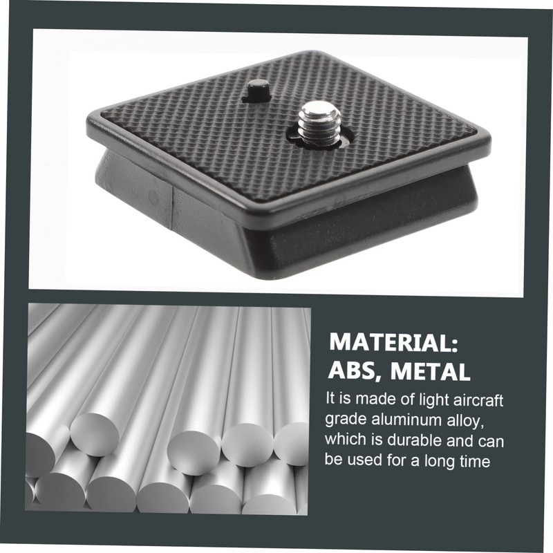 TEHAUX 2pcs Tripod Mount Adapter with Quick Release Plate Skid