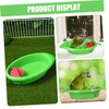GANAZONO 2pcs Bird Bath Box for Parrots Bird Bathtub for