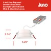 Juno Canless LED Wafer Light, Round Wafer Downlight, 5-in-1 Switchable