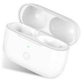 Fyzuf Replacement Charging Case for AirPods Pro 1st and 2nd Generation - Sync Button for Easy Pairing, Not Included Earbuds, White Color (White)