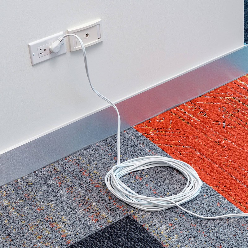 Volteck ED-10B, Extensión eléctrica doméstica, 10 m, blanca