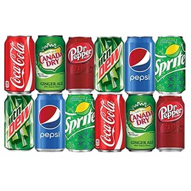 12 Pack BGM Assortment of Soda Refrigerator Restock Kit (Pack of 12)