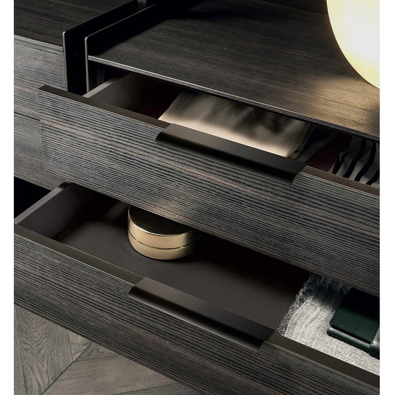 Qrity Pack of 10 164 mm Modern Kitchen Handles Curved