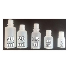 poli-clean 100 Goteros Translucido Dif.medidas (5,10,15,20 Y 30 Ml)