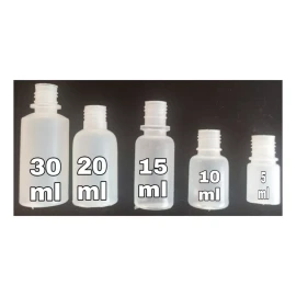 poli-clean 100 Goteros Translucido Dif.medidas (5,10,15,20 Y 30 Ml)