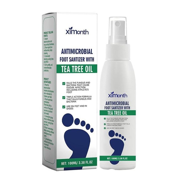 Tea Tree Oil Foot Care Agent, Foot Dryness Deodorant, Moisturizing