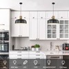 Luminzone Farmhouse Pendant Lights, Adjustable Hanging Light Fixtures with Hammered