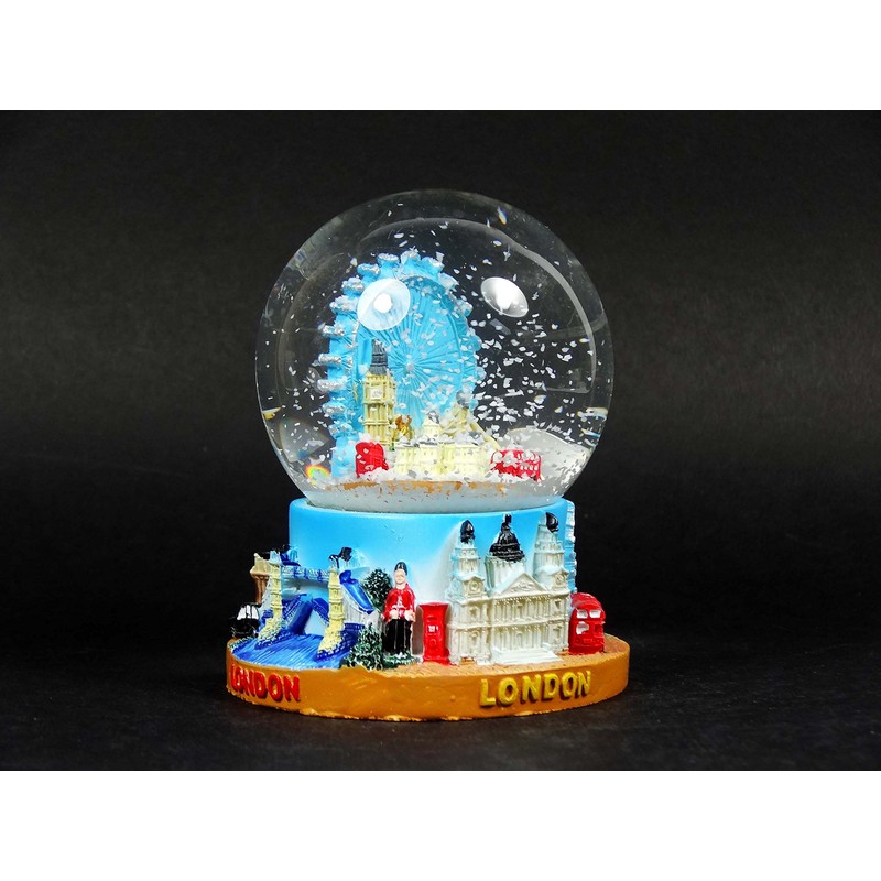 Snow Globes Medium, Composite- London Eye and Skyline, London Collectable