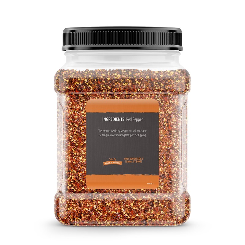 Birch & Meadow Crushed Red Pepper Flakes, 14.4 oz, Pizza
