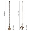 DUMING-IN 2pcs Ceiling Fans Pull Chain, Ball Chain with Connector,