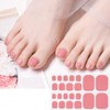 BLINGJELLYFISH Gel Toenail Strips, Toe Nails Wraps, Solid Color Toenail