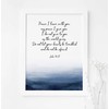 Crafty Cow Design John 14 27 Bible Verse Print, Peace