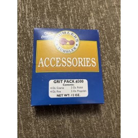 Thumler's Rock Tumbler Grit Pack #300 Sealed Coarse Fine Polish Pre-Polish