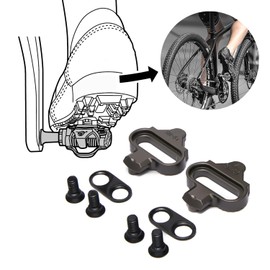 2 pieces SM-SH51 bicycle cleats, bicycle shoe plate, bicycle cleat set, click pedals cleats, indoor outdoor bicycle pedals, for men and women, mountain bike shoes, adults, mountain bikes riding