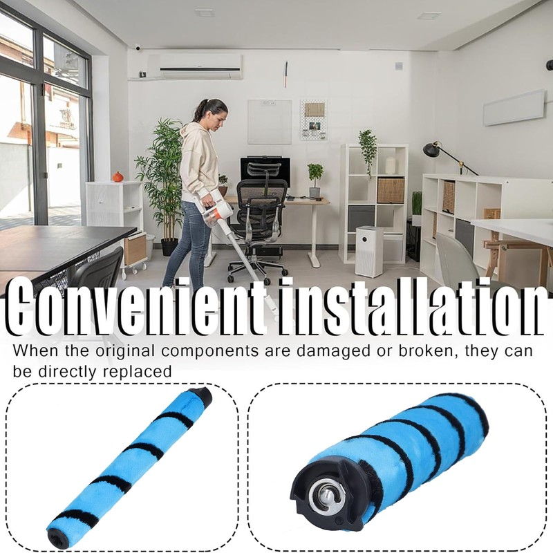 YIHAOSSING Vacuum Cleaner Roller Brush,Microfiber Soft Sweeper Roller Brush for