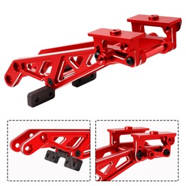 Aluminum RC Rear Wing Mount Upgrades for 1/8 Arrma Kraton V6 6S BLX EXB,Notorious 6S BLX,Replace#ARA320758 (Red)