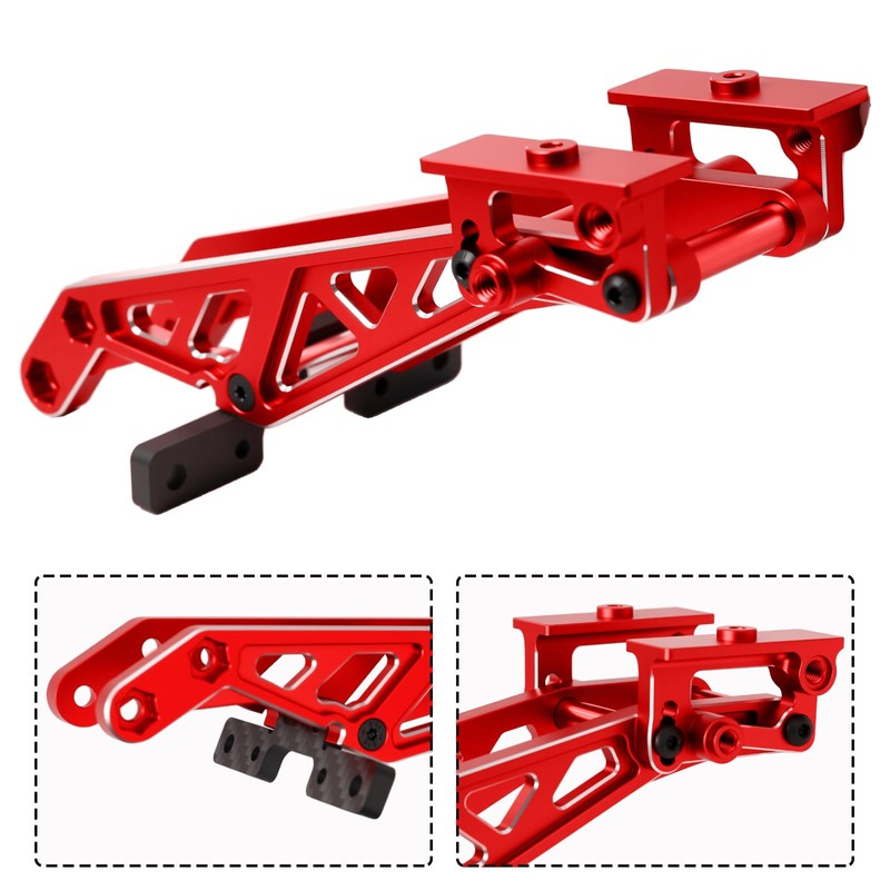 Aluminum RC Rear Wing Mount Upgrades for 1/8 Arrma Kraton