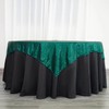 Trimming Shop 50 x 72 Inch Emerald Green Sequin Rectangle