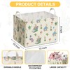 DEANHOT Rabbit Foldable Handle Storage Basket, Waterproof Organizer for Nursery,