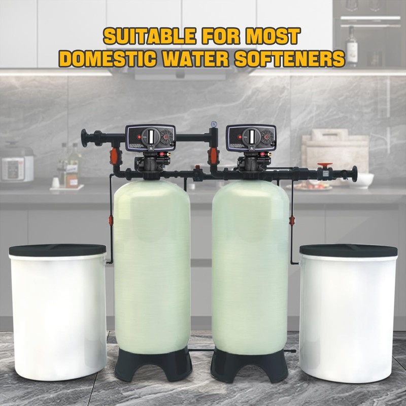 Helivivfy 5600 Water Softener Timer, 12 Day Timer Control Valve,