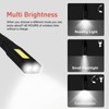 KACASHIP Neck Reading Light Black LED Brightness Rechargeable 10-80Hrs Bendable