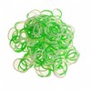 200 Loom Rubber Bands Loom Vert Blanc – Two Tone