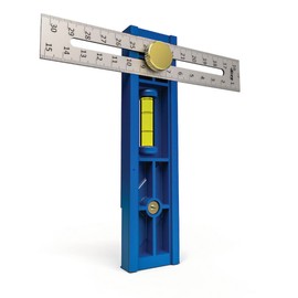 KREG Multi-Mark Scribing and Measuring Tool for Precise Measurements Blue Multitool