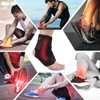 Heated Ankle Bandage Left Right Ankle Brace Adjustable Foot Bandage