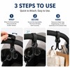 Stroller Hooks for Bags & Accessories – 360° Rotating Double