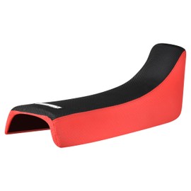 Enjoy Mfg Seat Cover - Compatible Fit for 1986-1995 Honda XR 250R - Black top Standard - #334 (RED Sides/Black TOP Standard)